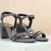Inc.5 Party BLOCK HEEL SANDAL - GREY