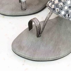 Inc.5 EMBROIDED VEDGE HEEL TOE POST SALE