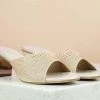 Inc.5 Embroidery BLOCK HEEL EMBROIDED MULES