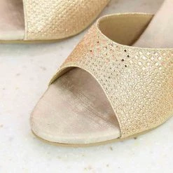 Inc.5 Embroidery BLOCK HEEL EMBROIDED MULES