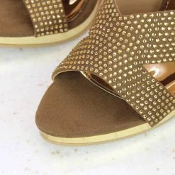 Inc.5 SALE CRYSTAL DIAMOND HIGH HEEL MULES