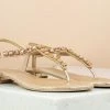 Inc.5 SALE EMBROIDED FLAT SANDAL