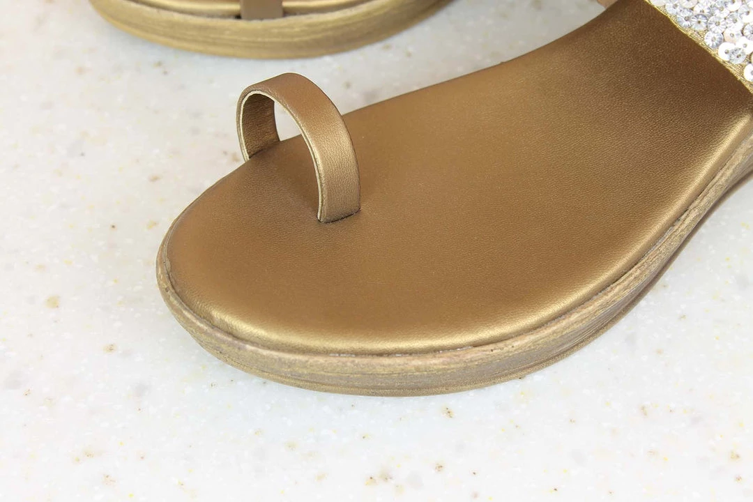 Inc.5 EMBROIDED PLATFORM TOE POST 4 Inc.5 EMBROIDED PLATFORM TOE POST