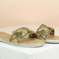 Inc.5 SALE EMBROIDED FLAT MULES