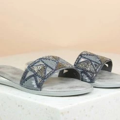 Inc.5 EMBROIDED FLAT MULES SALE