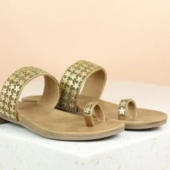 Inc.5 Embroidery FLAT EMBROIDED TOE POST