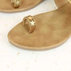 Inc.5 Embroidery FLAT EMBROIDED TOE POST