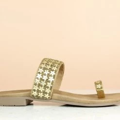 Inc.5 Embroidery FLAT EMBROIDED TOE POST 8 Inc.5 Embroidery FLAT EMBROIDED TOE POST