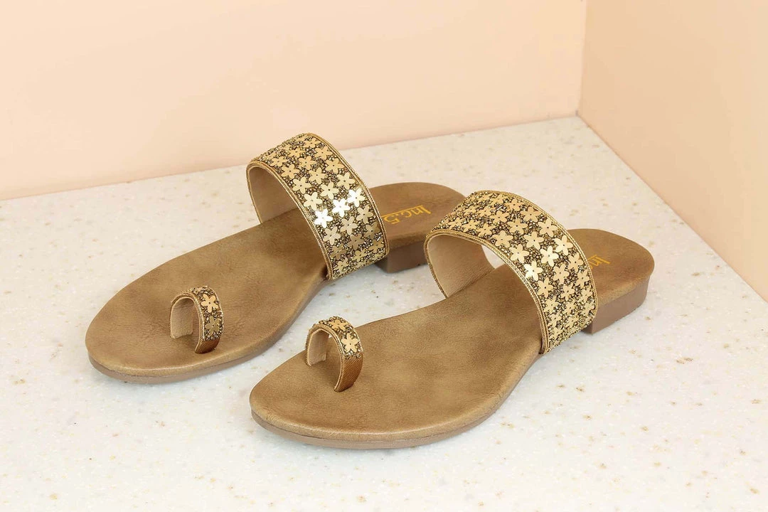 Inc.5 Embroidery FLAT EMBROIDED TOE POST 6 Inc.5 Embroidery FLAT EMBROIDED TOE POST