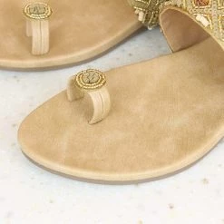 Inc.5 Embroidery EMBROIDED FLAT TOE POST