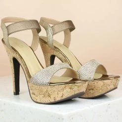 Inc.5 CONE HEEL DIAMOND SANDAL