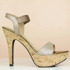 Inc.5 CONE HEEL DIAMOND SANDAL