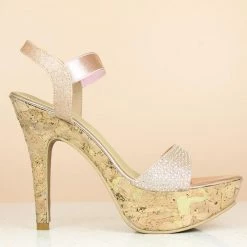 Inc.5 CONE HEEL DIAMOND SANDAL
