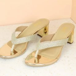 Inc.5 BLOCK HEEL DIAMOND THONG