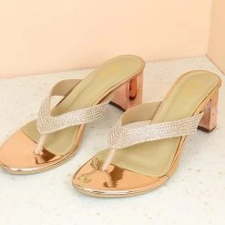 Inc.5 BLOCK HEEL DIAMOND THONG