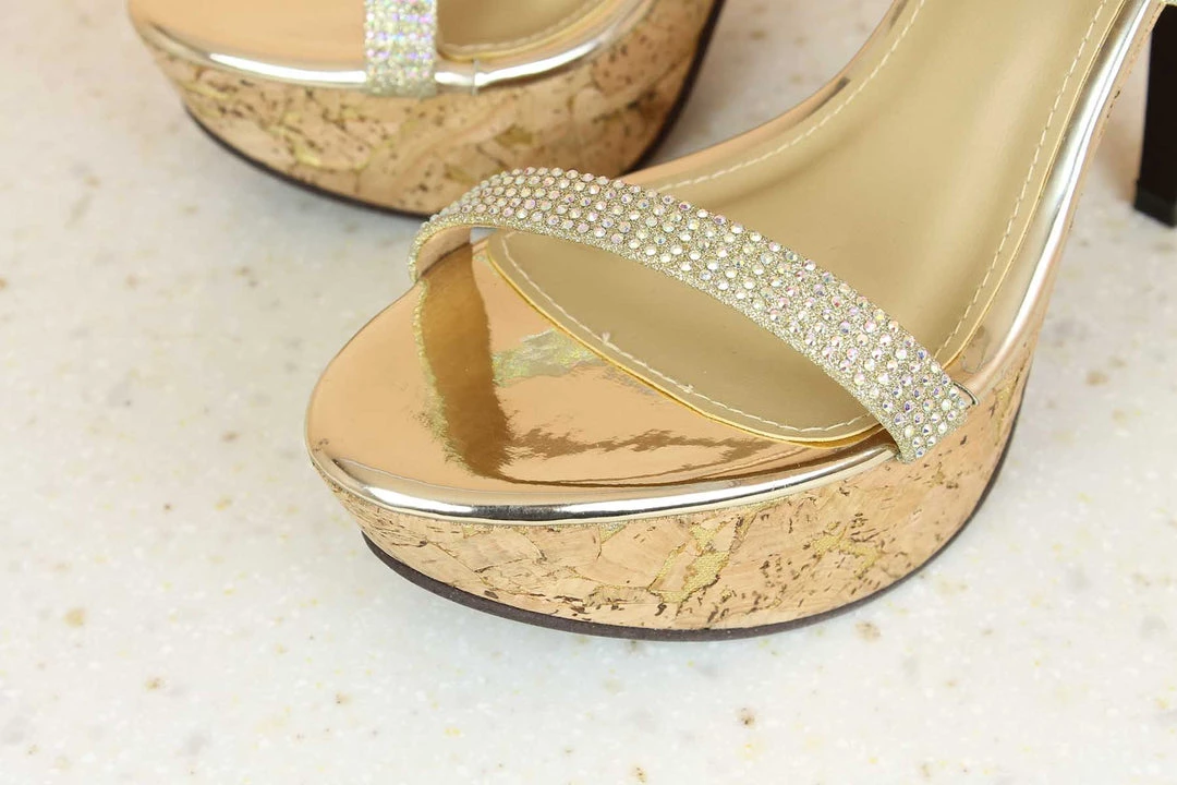 Inc.5 CONE HEEL DOUBLE STRAP DIAMOND MULES 4 Inc.5 CONE HEEL DOUBLE STRAP DIAMOND MULES