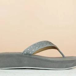 Inc.5 SALE RUBBER PLATFORM DIAMOND THONG