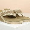 Inc.5 VEDGE HEEL EMBROIDED THONG SALE