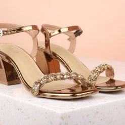 Inc.5 Inc5 BLOCK HEEL DIAMOND SANDAL