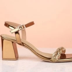 Inc.5 Inc5 BLOCK HEEL DIAMOND SANDAL