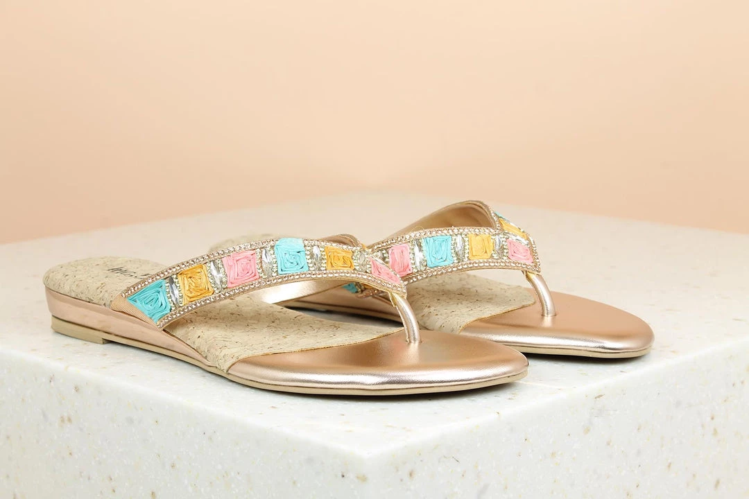 Inc.5 FLAT EMBROIDED THONG SALE 3 Inc.5 FLAT EMBROIDED THONG SALE