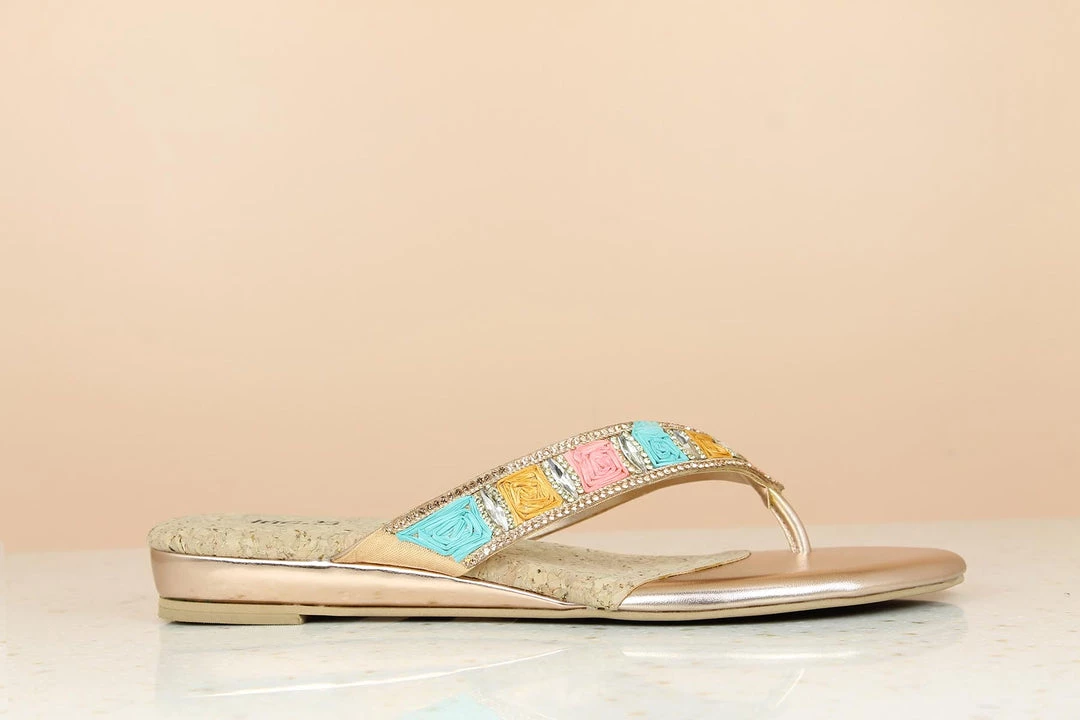 Inc.5 FLAT EMBROIDED THONG SALE 6 Inc.5 FLAT EMBROIDED THONG SALE