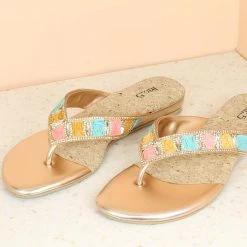 Inc.5 FLAT EMBROIDED THONG SALE 7 Inc.5 FLAT EMBROIDED THONG SALE