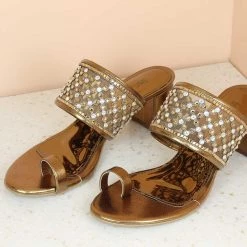 Inc.5 BLOCK HEEL DIAMOND TOE POST