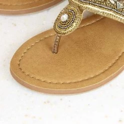 Inc.5 SALE EMBROIDED FLAT THONG