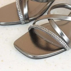Inc.5 BLACK HEEL COUNTER SANDAL SALE