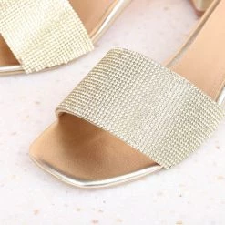 Inc.5 Inc5 BLOCK HEEL DIAMOND MULES