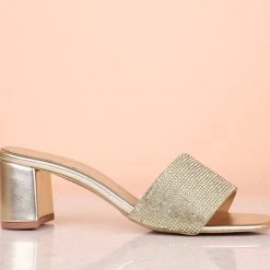 Inc.5 Inc5 BLOCK HEEL DIAMOND MULES