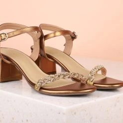 Inc.5 Inc5 BLOCK HEEL DIAMOND SANDAL