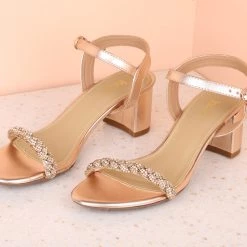 Inc.5 BLOCK HEEL DIAMOND SANDAL 9 Inc.5 BLOCK HEEL DIAMOND SANDAL