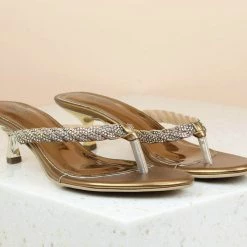 Inc.5 Inc5 KITTEN HEEL DIAMOND THONG