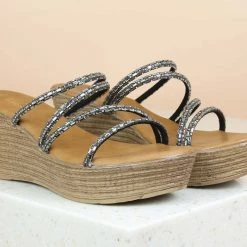 Inc.5 EMBELLISHED PLATFORM HEELS WOMEN