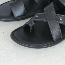 PRIVO By Inc5 LEATHER CROSS STRAP ONE TOE -SLIPPER