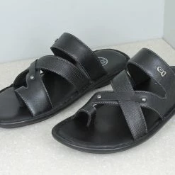 PRIVO By Inc5 LEATHER CROSS STRAP ONE TOE -SLIPPER