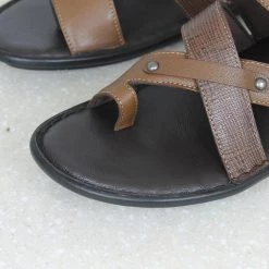 PRIVO By Inc5 LEATHER CROSS STRAP ONE TOE -SLIPPER MEN
