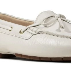 Clarks WOMEN C MOCC BOAT WHITE LEATHER