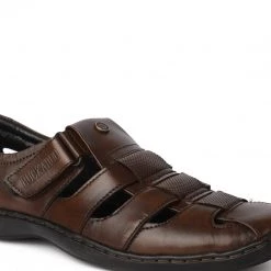 Buckaroo Adults-Men GRIMSON Leather Strollers Close Sandal Slip-On
