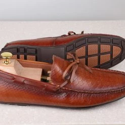 ATESBER By Inc5 MEN DRIVING SHOES-TAN