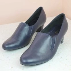 Inc.5 OFFICE FORMALS SHOES-NAVY BLUE