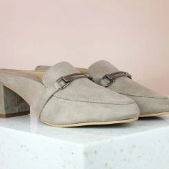 Inc.5 SUEDE FORMALS SLIPPON-DARK BEIGE