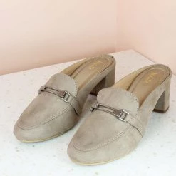 Inc.5 SUEDE FORMALS SLIPPON-DARK BEIGE