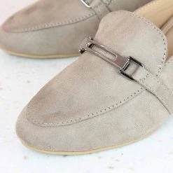 Inc.5 SUEDE FORMALS SLIPPON-DARK BEIGE