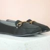 Inc.5 TRIM SUEDE MOCCASIN - BLACK WOMEN