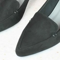 Inc.5 HEELED POINTED TOES-BLACK