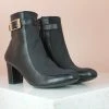 Inc.5 BLOCK HEEL WINTER WEAR BOOTS-BLACK WOMEN