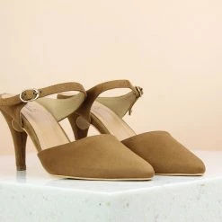 Inc.5 STILETTO HEELS PUMPS-TAN SALE